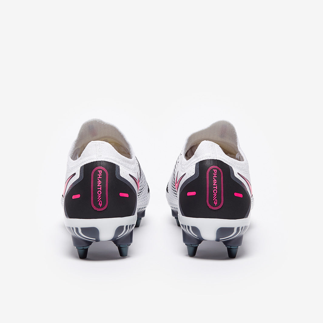 Nike Phantom GT Elite SG-PRO Anti-Clog Football Boots White/Pink Blast/Black