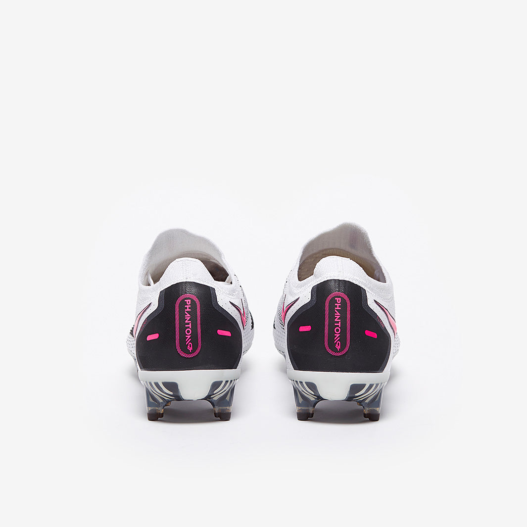 Nike Phantom GT Elite FG Football Boots White/Pink Blast/Black