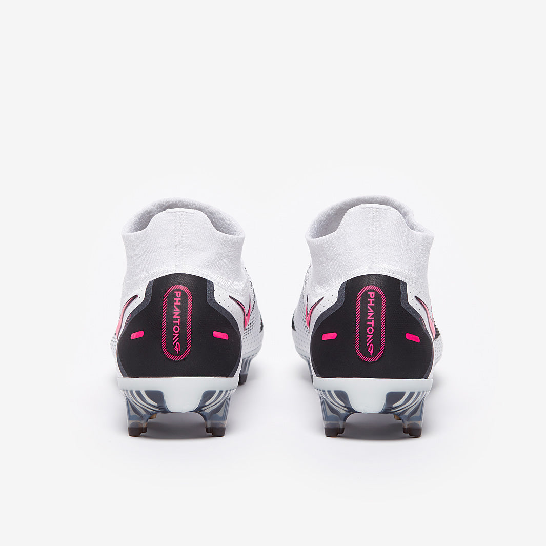 Nike Phantom GT Elite DF FG Football Boots White/Pink Blast/Black