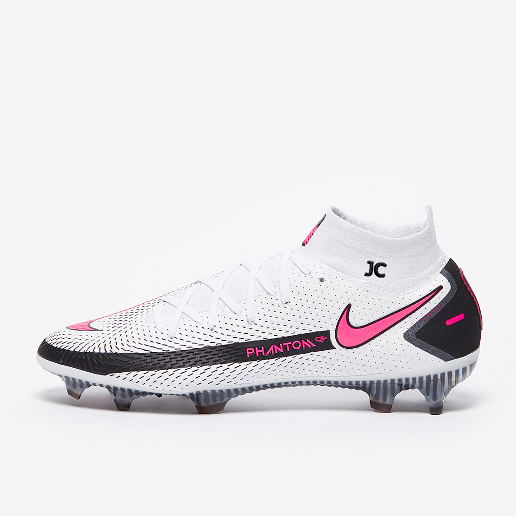 Nike Phantom GT Elite DF FG Football Boots White/Pink Blast/Black