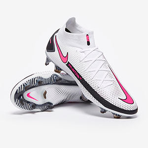 Nike Phantom GT Elite DF FG Football Boots White/Pink Blast/Black