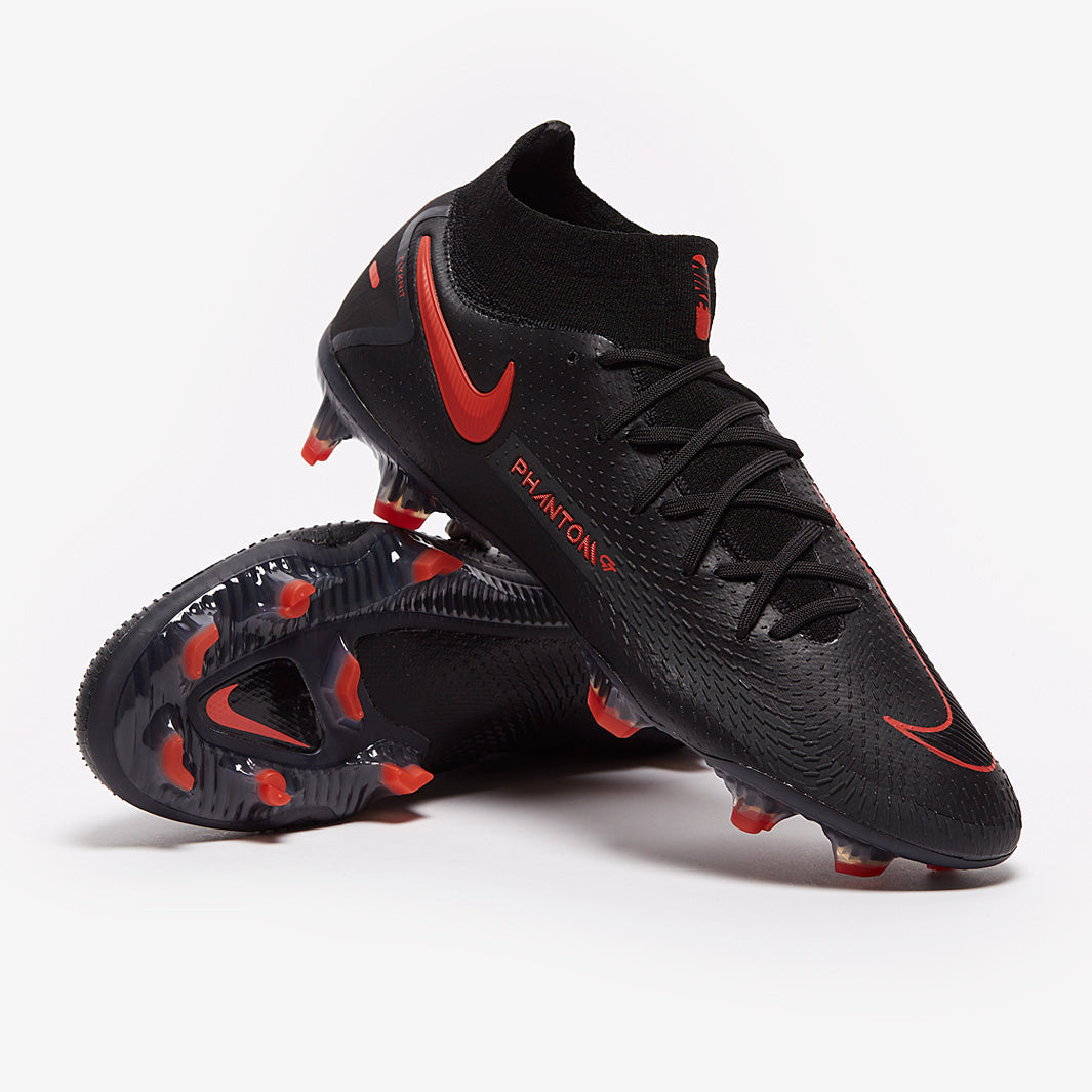 Nike Phantom GT Elite DF FG Football Boots Black/Chile Red/Dark Smoke Grey