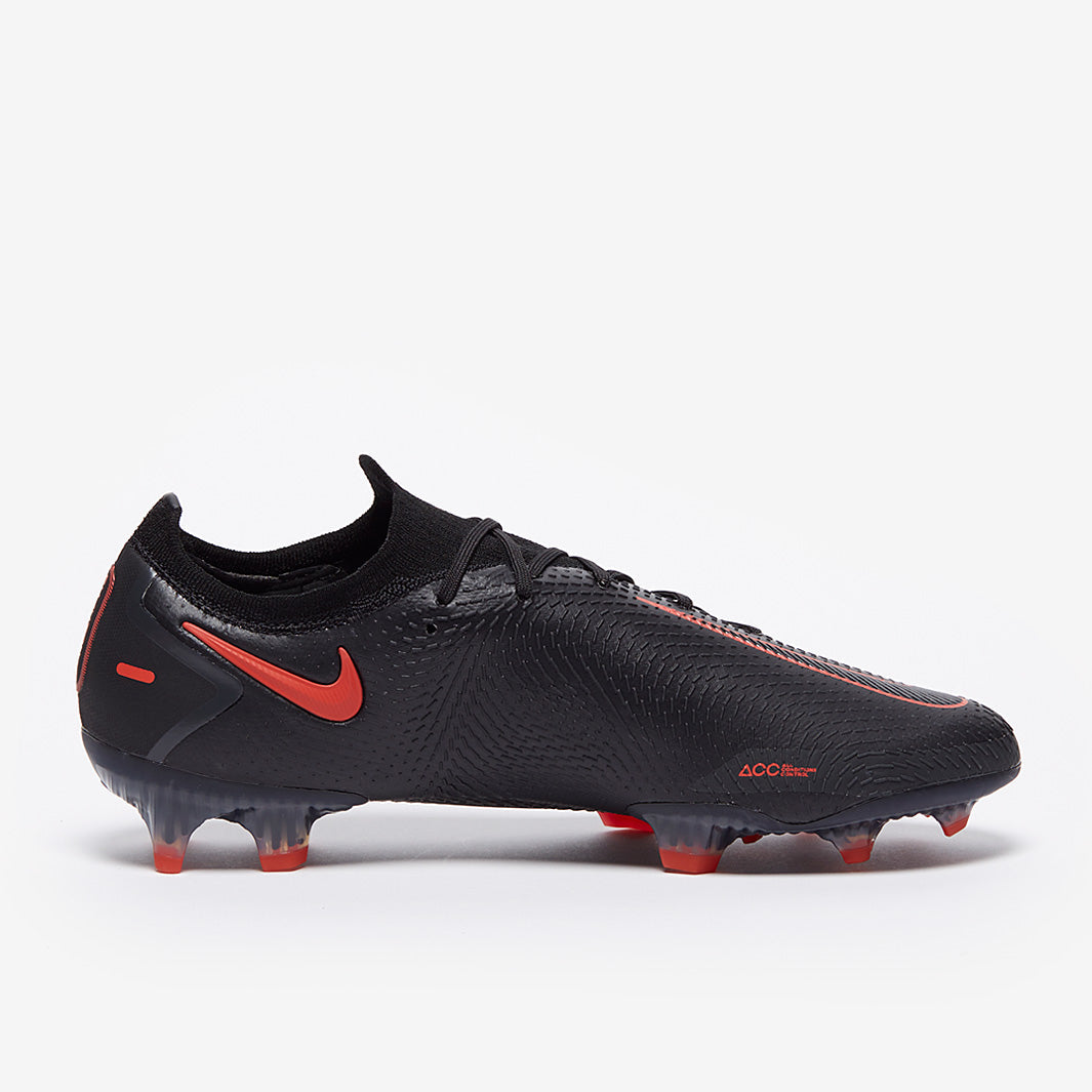 Nike Phantom GT Elite FG Football Boots Black/Chile Red/Dark Smoke Grey
