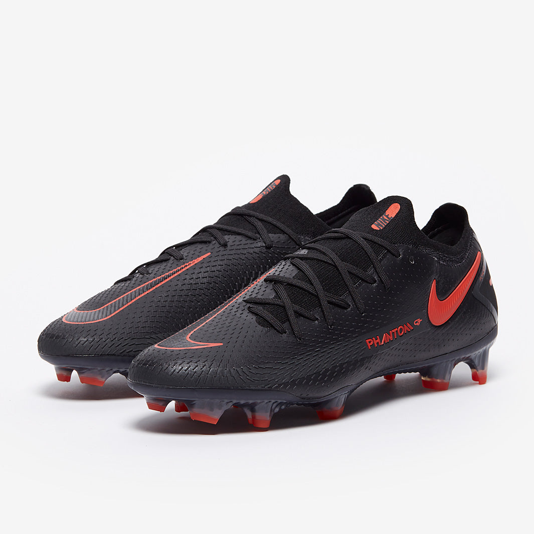 Nike Phantom GT Elite FG Football Boots Black/Chile Red/Dark Smoke Grey