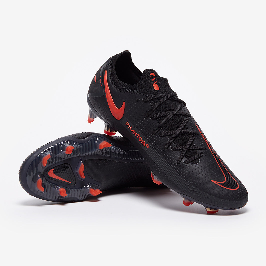 Nike Phantom GT Elite FG Football Boots Black/Chile Red/Dark Smoke Grey