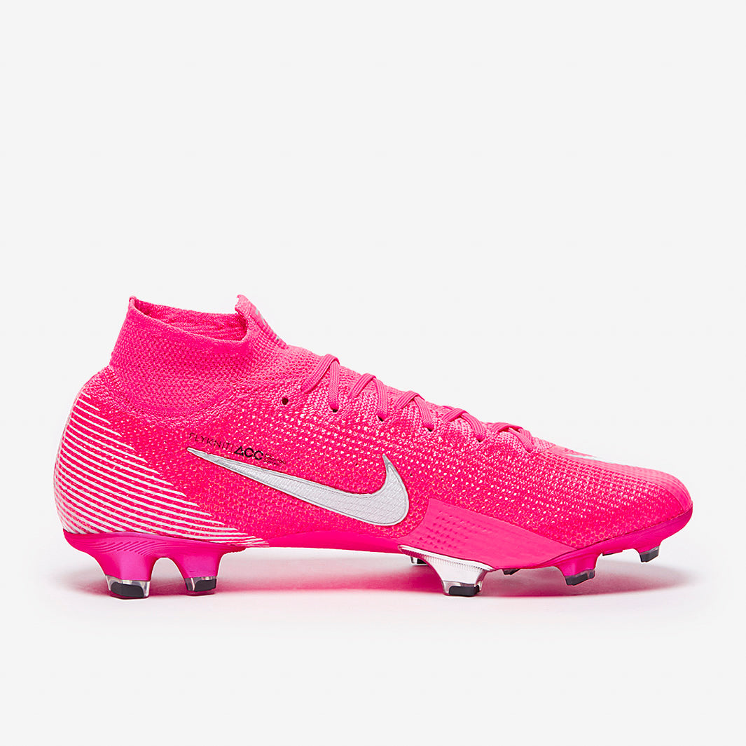 Nike Mercurial Superfly VII Elite FG x Mbappé Football Boots Pink Blast/White/Black