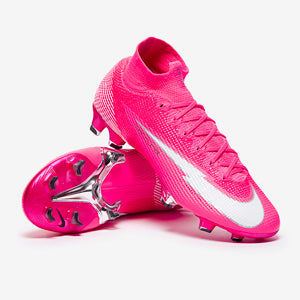Nike Mercurial Superfly VII Elite FG x Mbappé Football Boots Pink Blast/White/Black