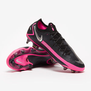 Nike Phantom GT Elite FG Football Boots Black/Silver/Pink Blast