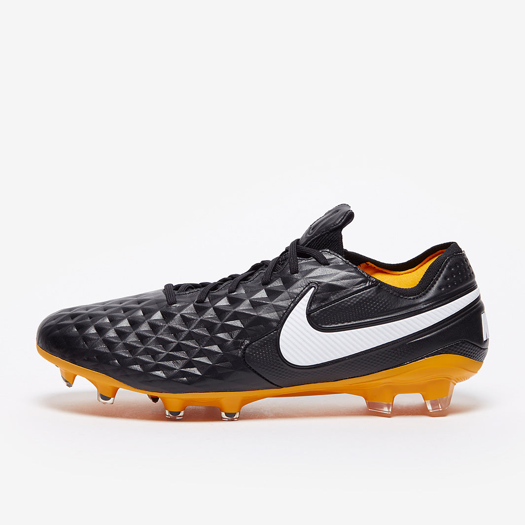 Nike Tiempo Legend VIII Elite Tech Craft FG Football Boots Black/White/Gold