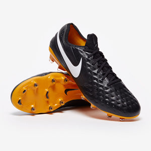 Nike Tiempo Legend VIII Elite Tech Craft FG Football Boots Black/White/Gold