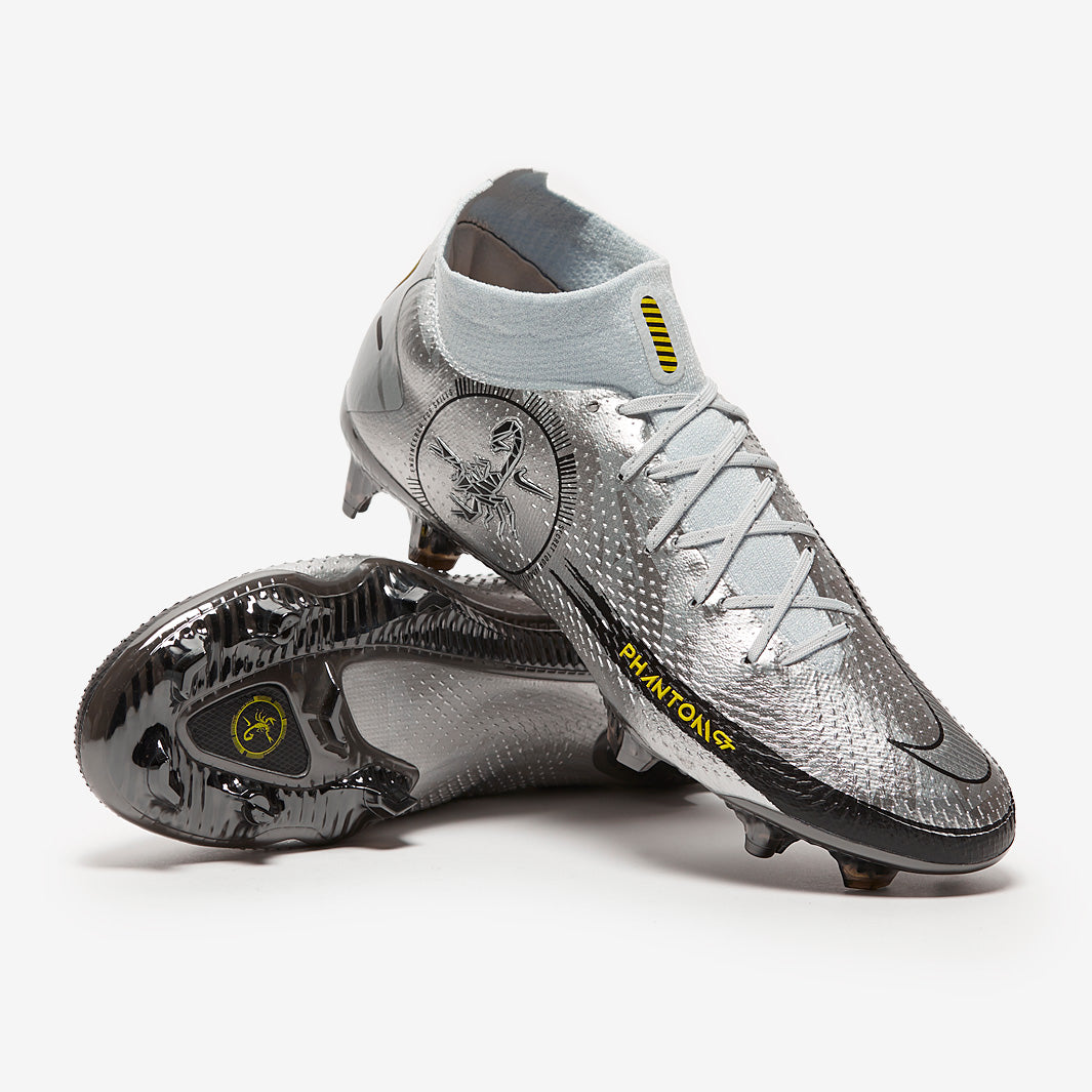 Nike Phantom GT Elite DF FG Football Boots Pure Platinum/Metallic Silver/Black