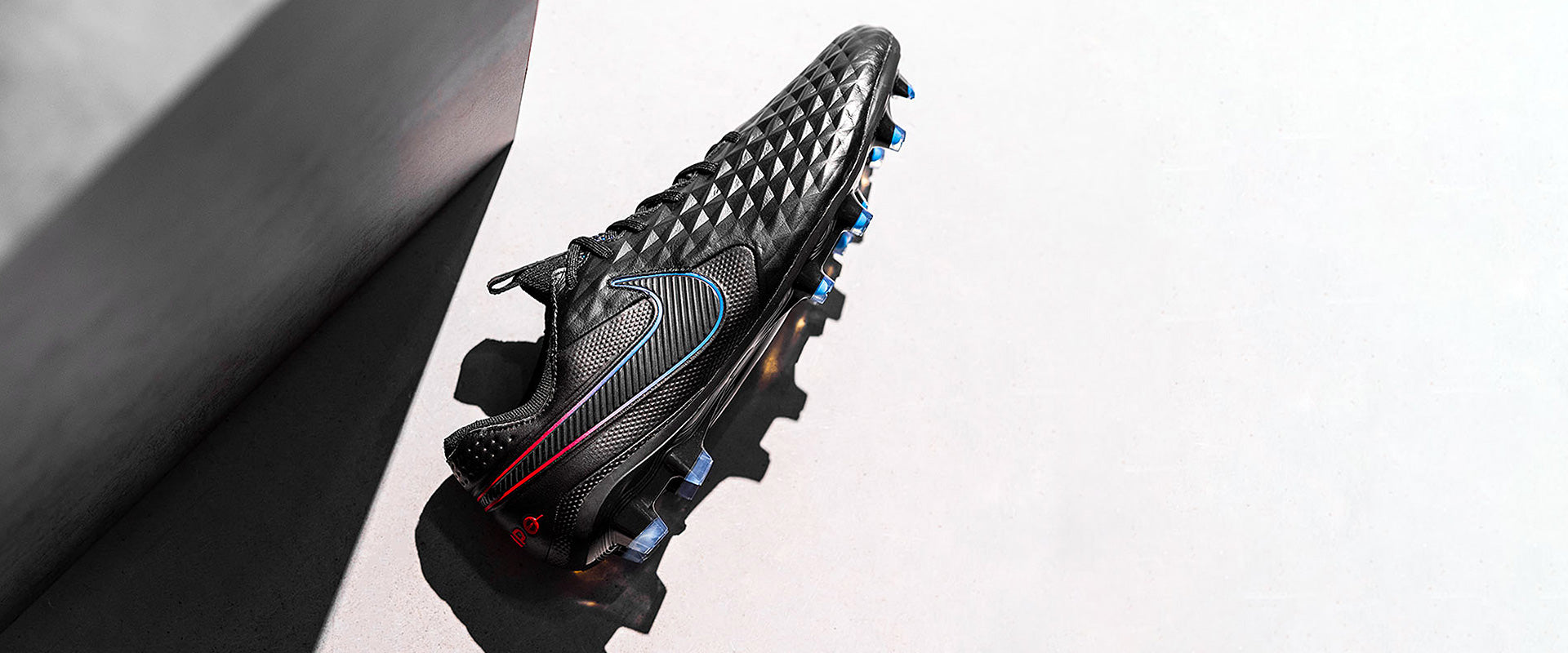 Nike Tiempo Legend VIII Elite FG Football Boots Black/Siren Red/Light Photo Blue
