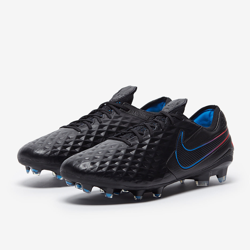 Nike Tiempo Legend VIII Elite FG Football Boots Black/Siren Red/Light Photo Blue