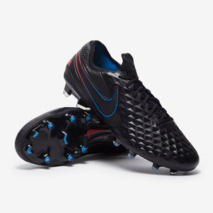 Nike Tiempo Legend VIII Elite FG Football Boots Black/Siren Red/Light Photo Blue