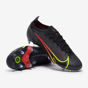 Nike Mercurial Vapor 14 Elite SG-PRO Anti-Clog Football Boots Black/Cyber/Off Noir
