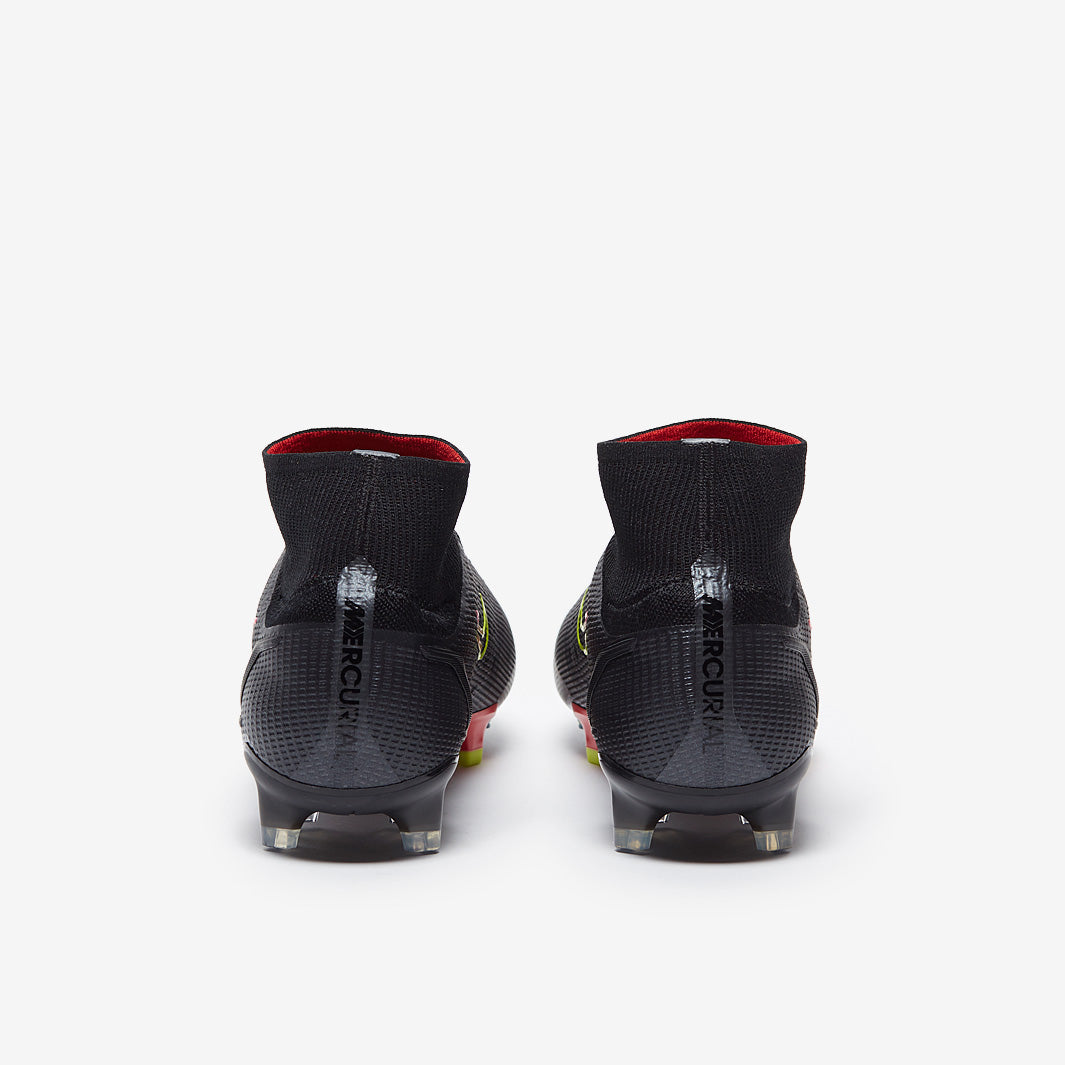 Nike Mercurial Superfly VIII Elite FG Football Boots Black/Cyber/Off Noir