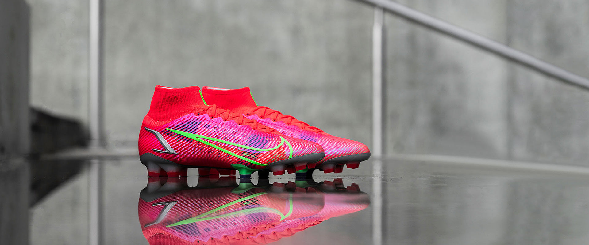 Nike Mercurial Superfly VIII Elite FG Football Boots Bright Crimson/Metallic Silver