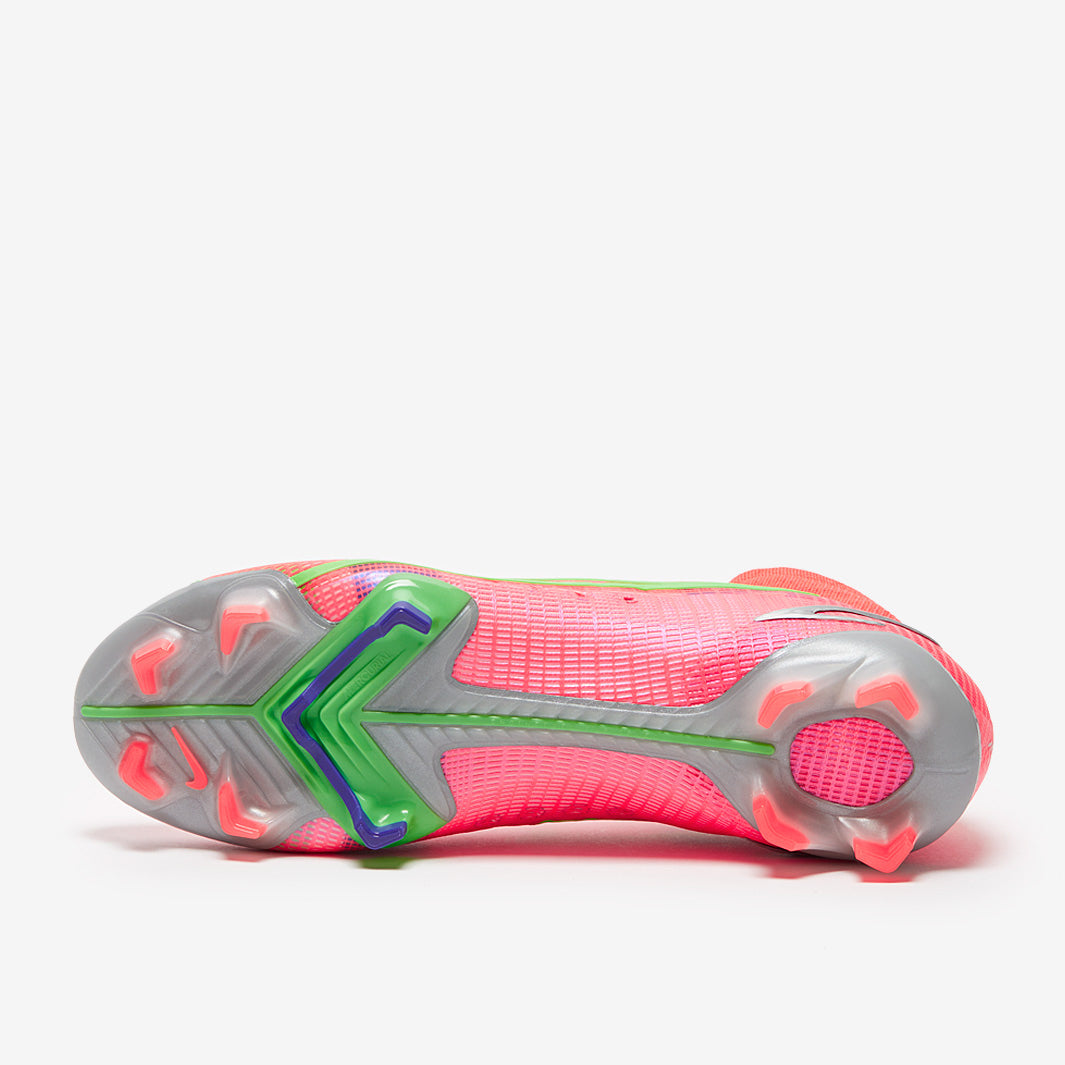 Nike Mercurial Superfly VIII Elite FG Football Boots Bright Crimson/Metallic Silver