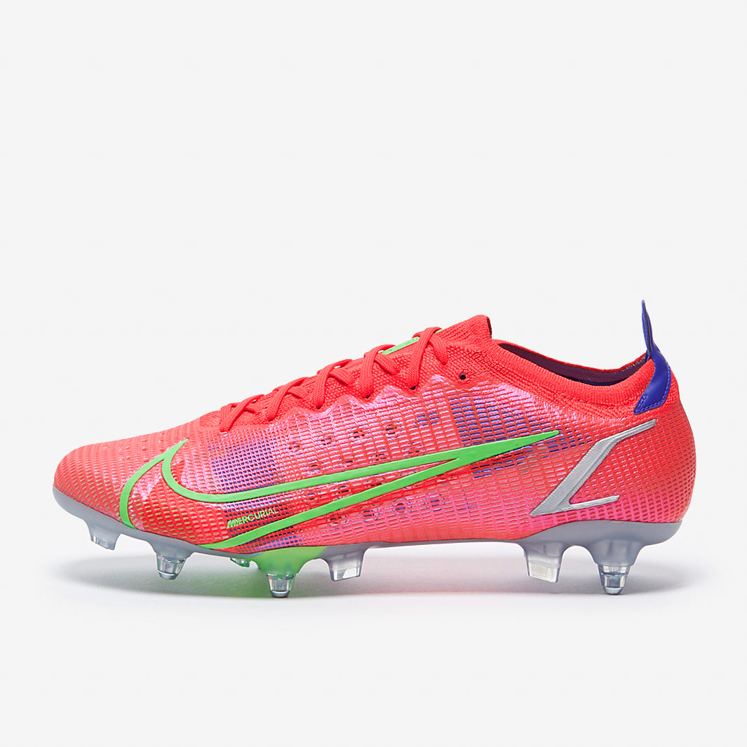 Nike Mercurial Vapor XIV Elite SG-PRO Anti-Clog Football Boots Bright Crimson/Metallic Silver