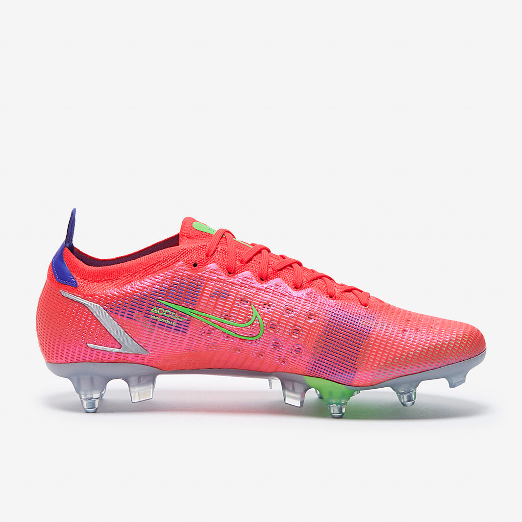 Nike Mercurial Vapor XIV Elite SG-PRO Anti-Clog Football Boots Bright Crimson/Metallic Silver