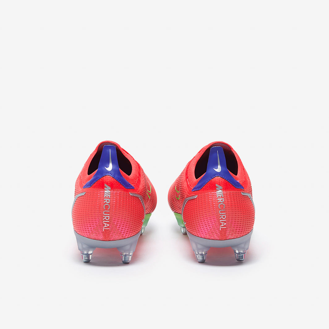 Nike Mercurial Vapor XIV Elite SG-PRO Anti-Clog Football Boots Bright Crimson/Metallic Silver