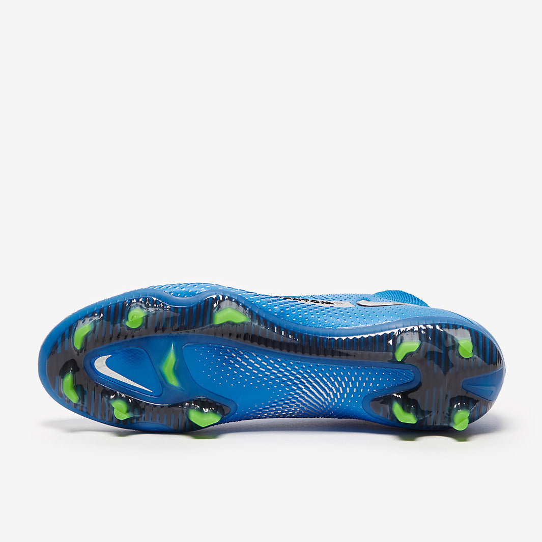 Nike Phantom GT Elite DF FG Football Boots Photo Blue/Metallic Silver/Rage Green