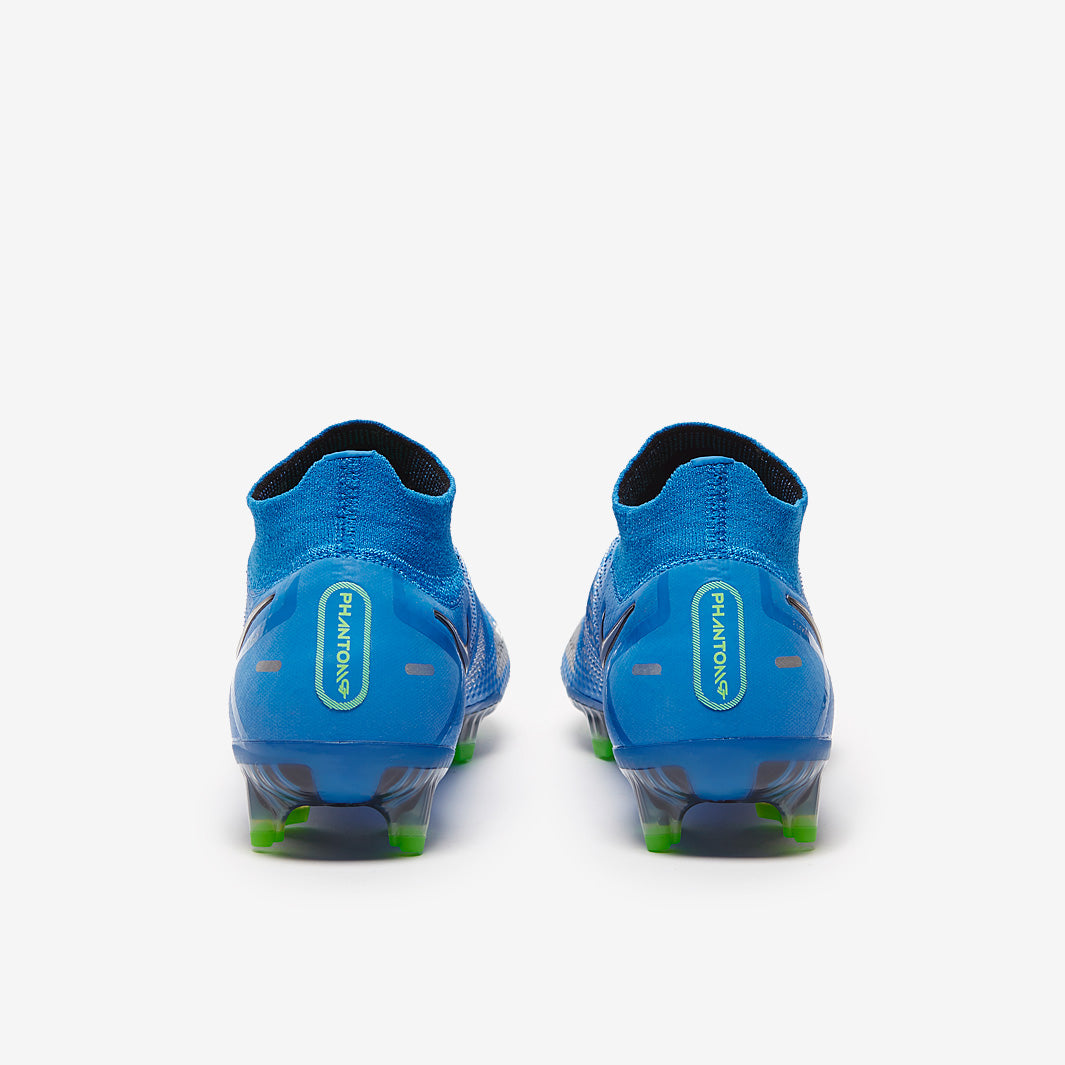 Nike Phantom GT Elite DF FG Football Boots Photo Blue/Metallic Silver/Rage Green
