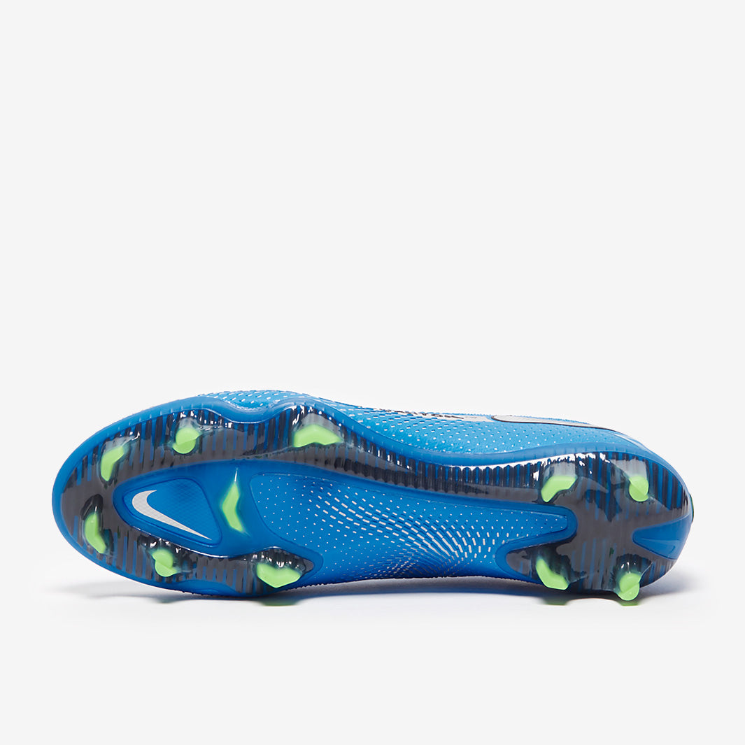 Nike Phantom GT Elite FG Football Boots Photo Blue/Metallic Silver/Rage Green