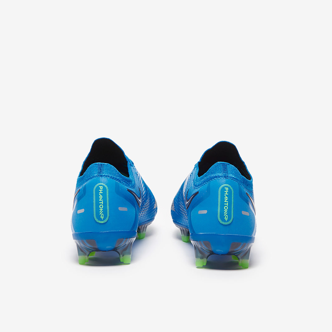 Nike Phantom GT Elite FG Football Boots Photo Blue/Metallic Silver/Rage Green