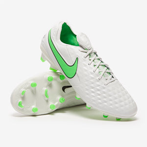 Nike Tiempo Legend VIII Elite FG Football Boots Platinum Tint/Rage Green