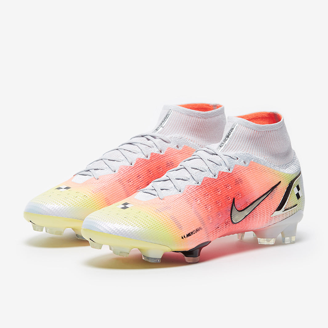 Nike Dream Speed Mercurial Superfly VIII Elite FG Football Boots White/Metallic Silver/Pure Platinum