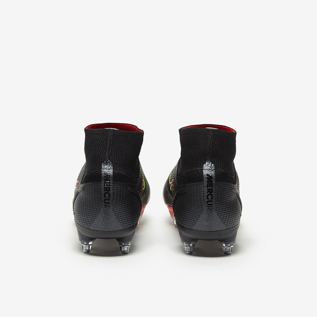 Nike Mercurial Superfly VIII Elite SG-PRO Anti-Clog Football Boots Black/Cyber/Off Noir