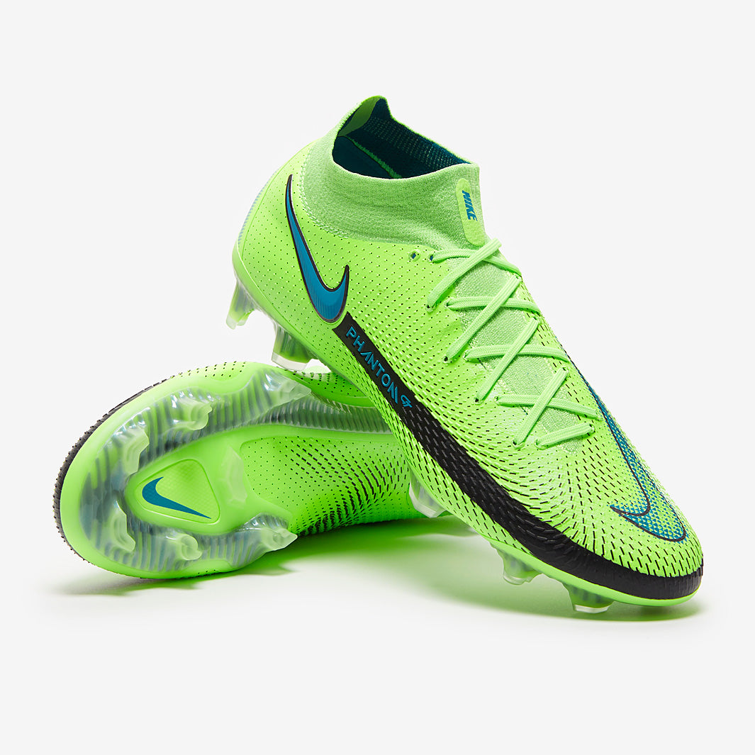 Nike Phantom GT Elite DF FG Football Boots Lime Glow/Aquamarine