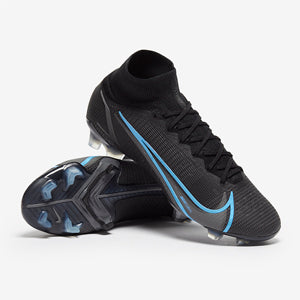 Nike Mercurial Superfly VIII Elite FG Football Boots Black/Iron Grey
