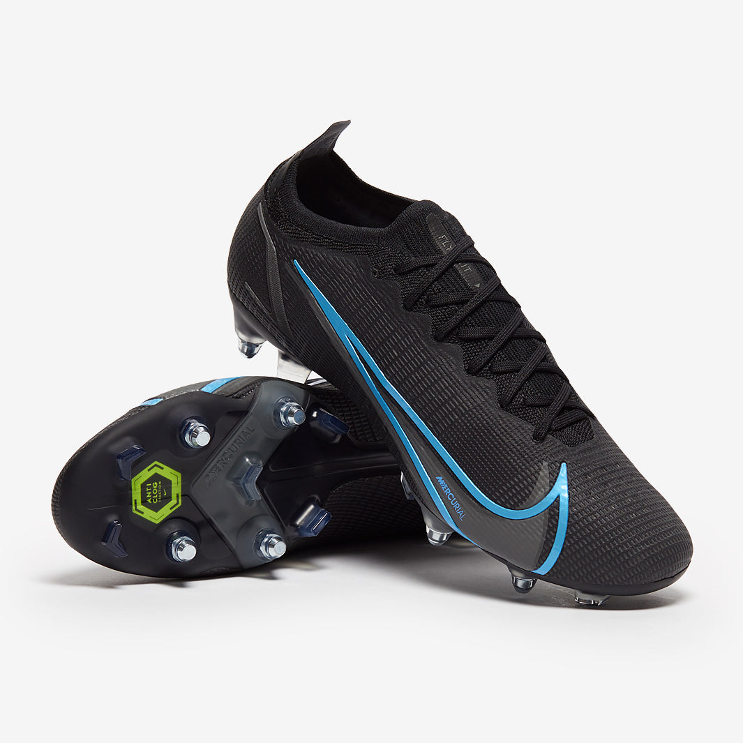 Nike Mercurial Vapor XIV Elite SG-Pro AC Football Boots Black/Black/Iron Grey