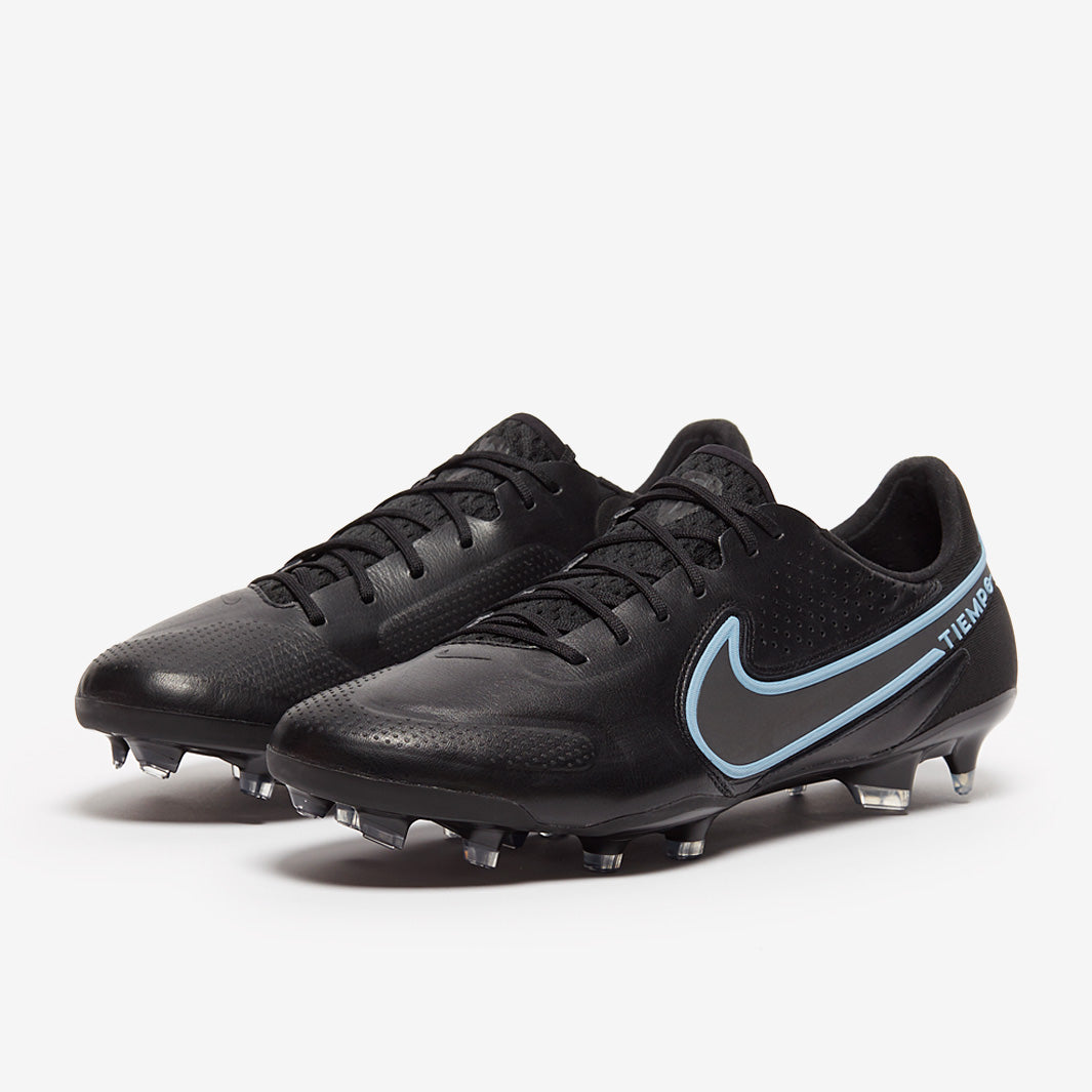 Nike Tiempo Legend IX Elite FG Football Boots Black/Black/Iron Grey