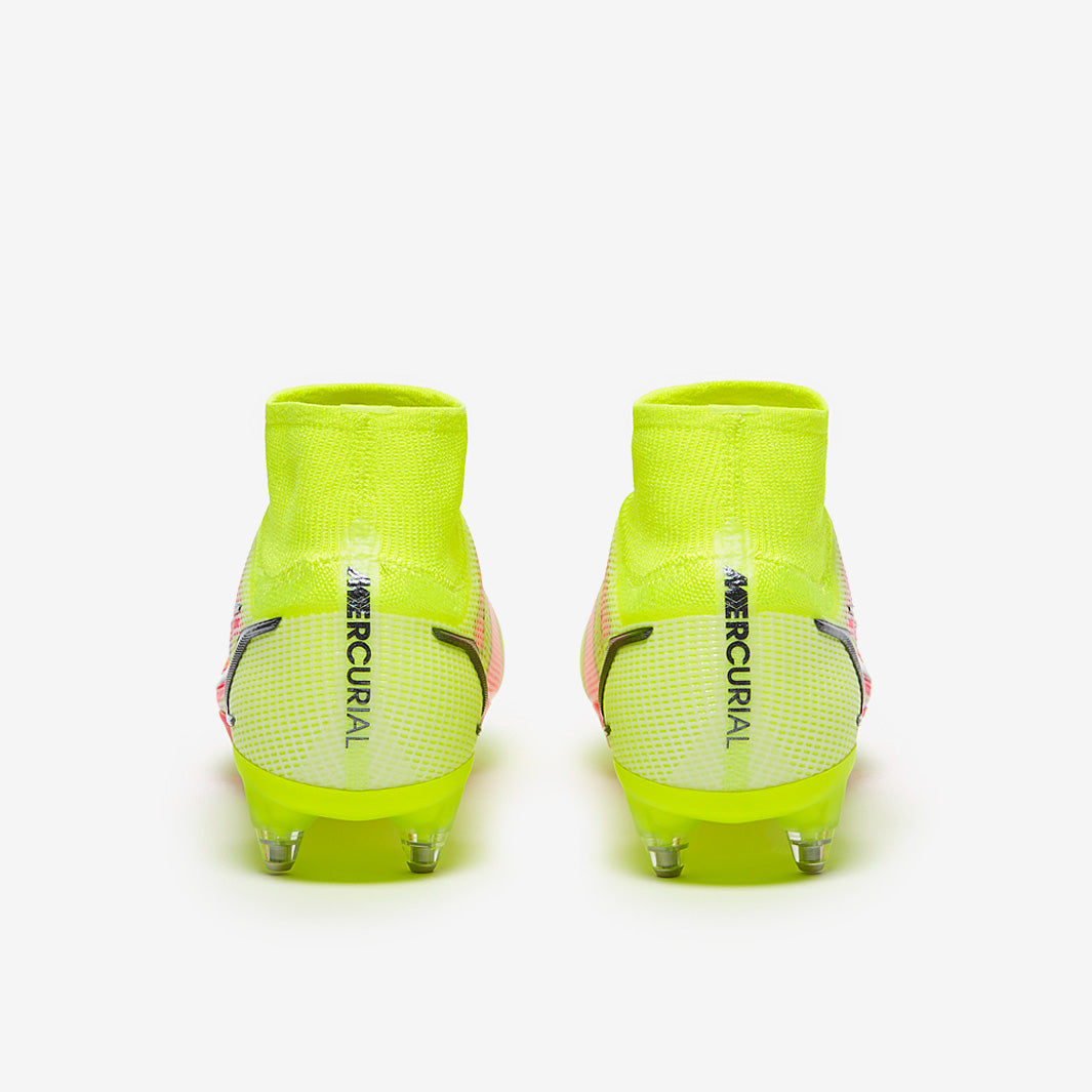 Nike Mercurial Superfly VIII Elite DF SG-PRO AC Football Boots Volt/Bright Crimson/Black