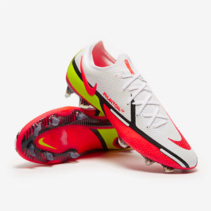 Nike Phantom GT II Elite FG Football Boots White/Bright Crimson/Volt-Black
