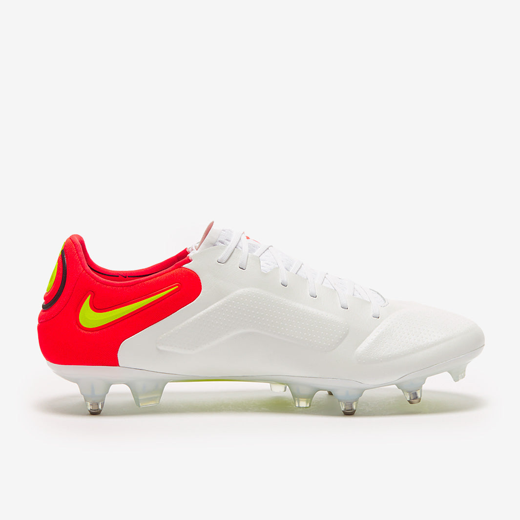 Nike Tiempo Legend IX Elite SG-Pro AC Football Boots White/Volt/Bright Crimson