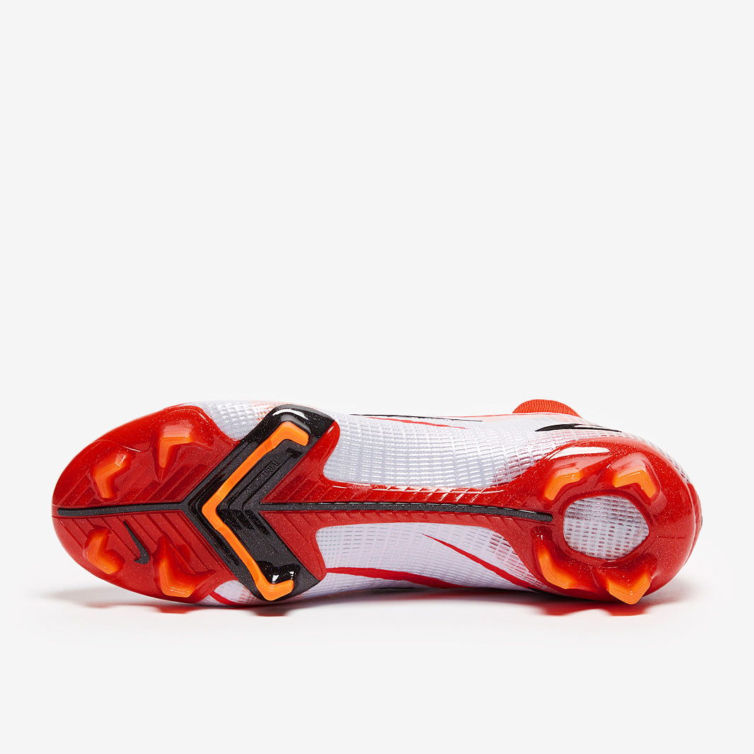 Nike Mercurial Superfly VIII Elite CR7 FG Football Boots Chile Red/Black/White/Total Orange