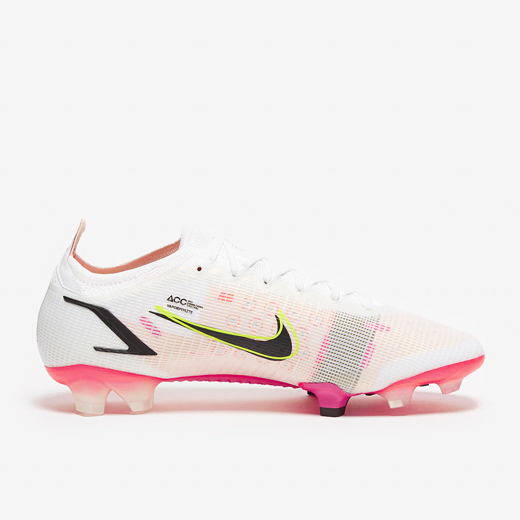 Nike Mercurial Vapor XIV Elite FG Football Boots White/Black/Bright Crimson/Pink Blast