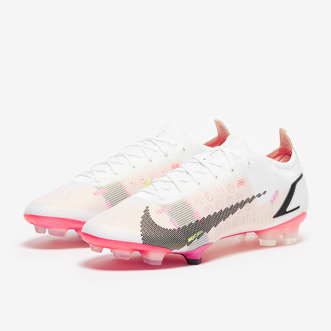 Nike Mercurial Vapor XIV Elite FG Football Boots White/Black/Bright Crimson/Pink Blast