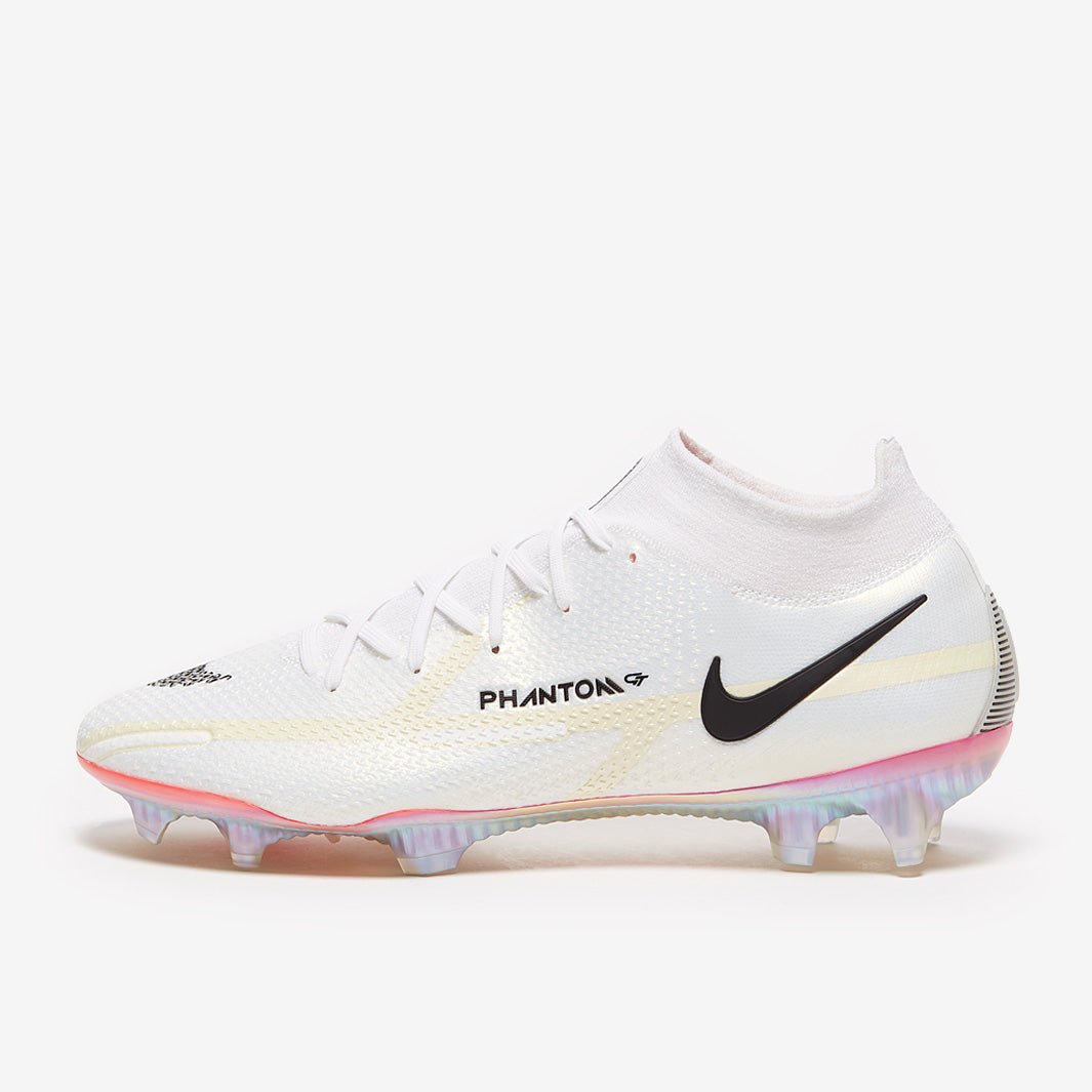 Nike Phantom GT II Elite FG Football Boots White/Black/Bright Crimson/Pink Blast