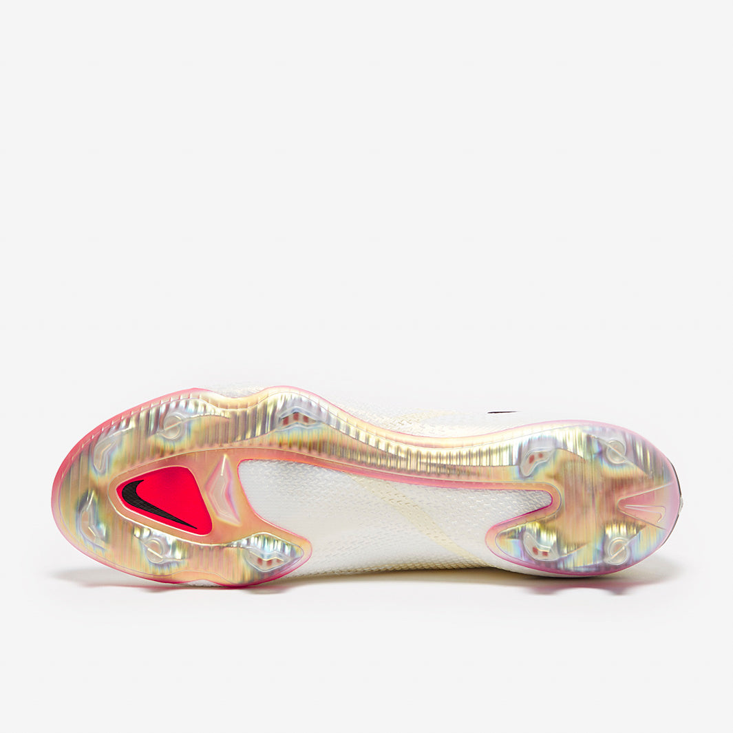 Nike Phantom GT II Elite FG Football Boots White/Black/Bright Crimson/Pink Blast