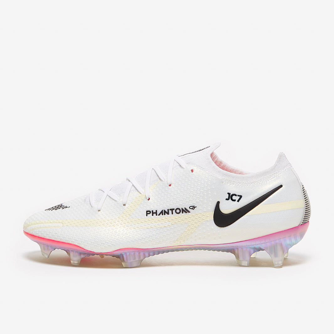 Nike Phantom GT II Elite FG Football Boots White/Black/Bright Crimson/Pink Blast