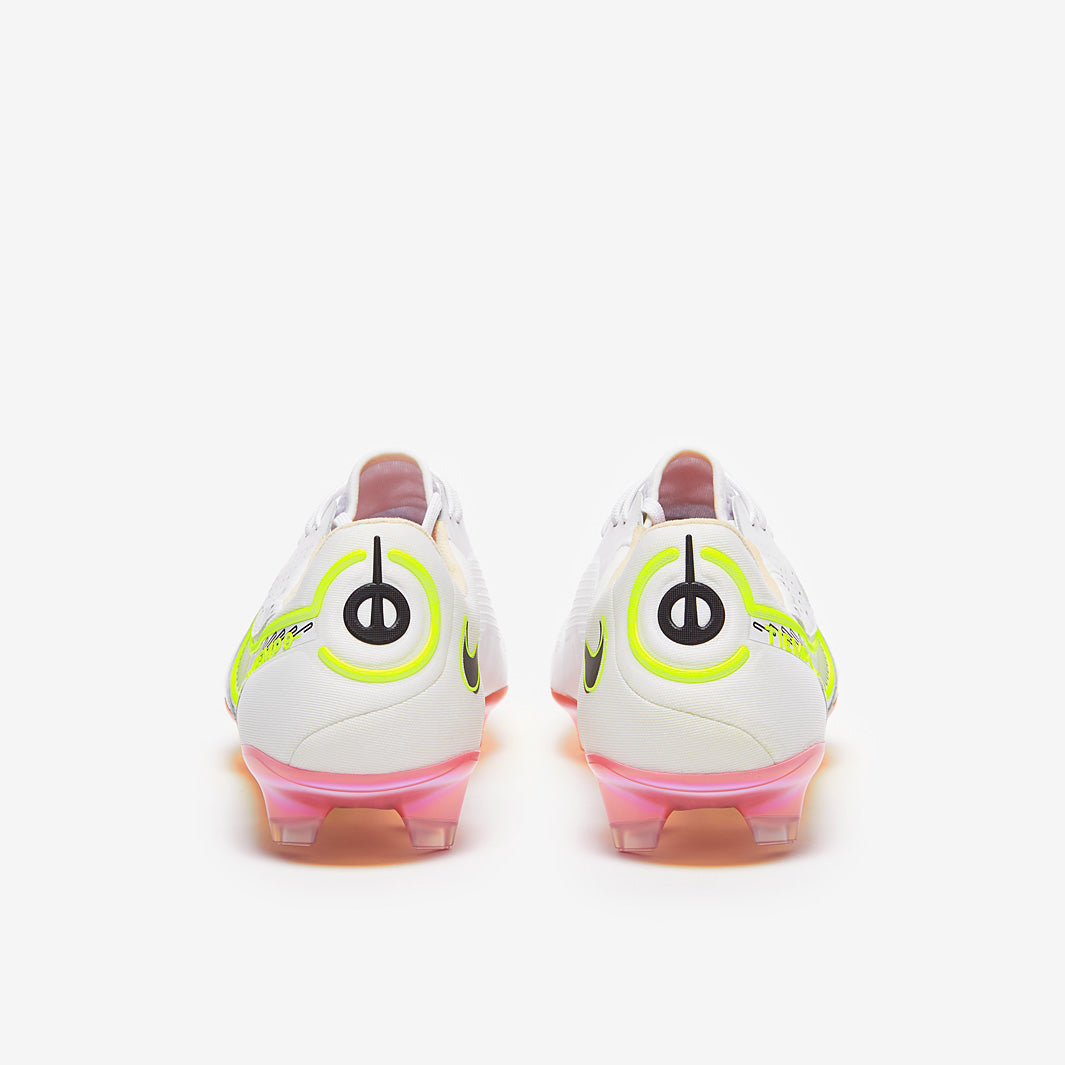 Nike Tiempo Legend IX Elite FG Football Boots White/Black/Bright Crimson/Pink Blast
