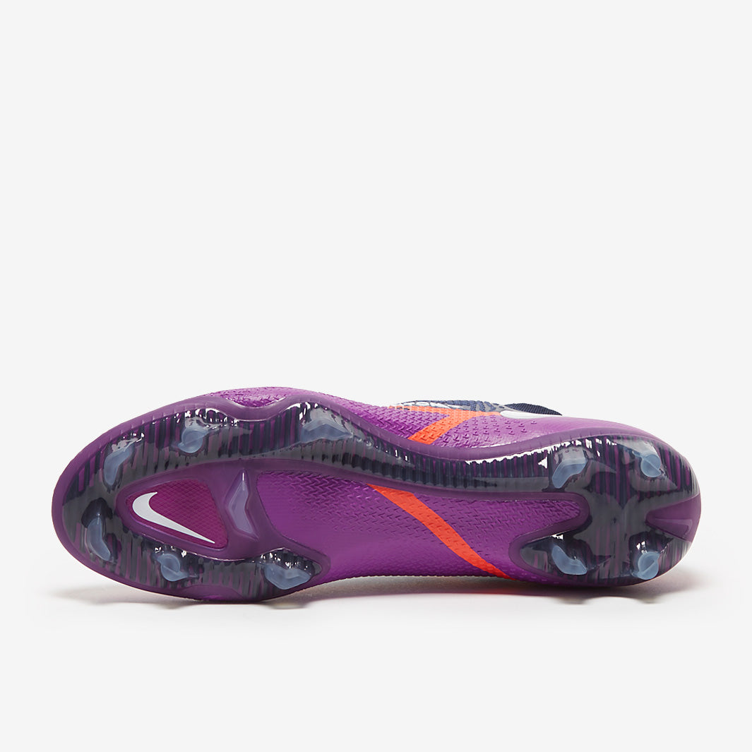 Nike Phantom GT II Elite DF FG Football Boots College Navy/White/Vivid Purple