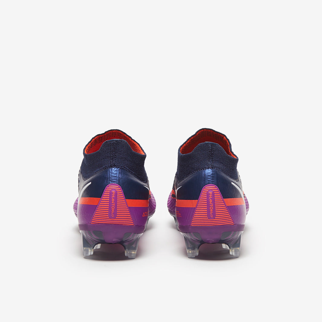 Nike Phantom GT II Elite DF FG Football Boots College Navy/White/Vivid Purple