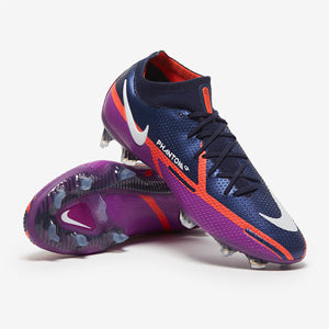 Nike Phantom GT II Elite DF FG Football Boots College Navy/White/Vivid Purple