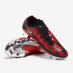 Nike Phantom GT Elite FG x Skepta Bloody Chrome Football Boots University Red/Chrome Black/Cool Grey